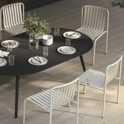 Ballo 78.5" Outdoor Dining Table - Black