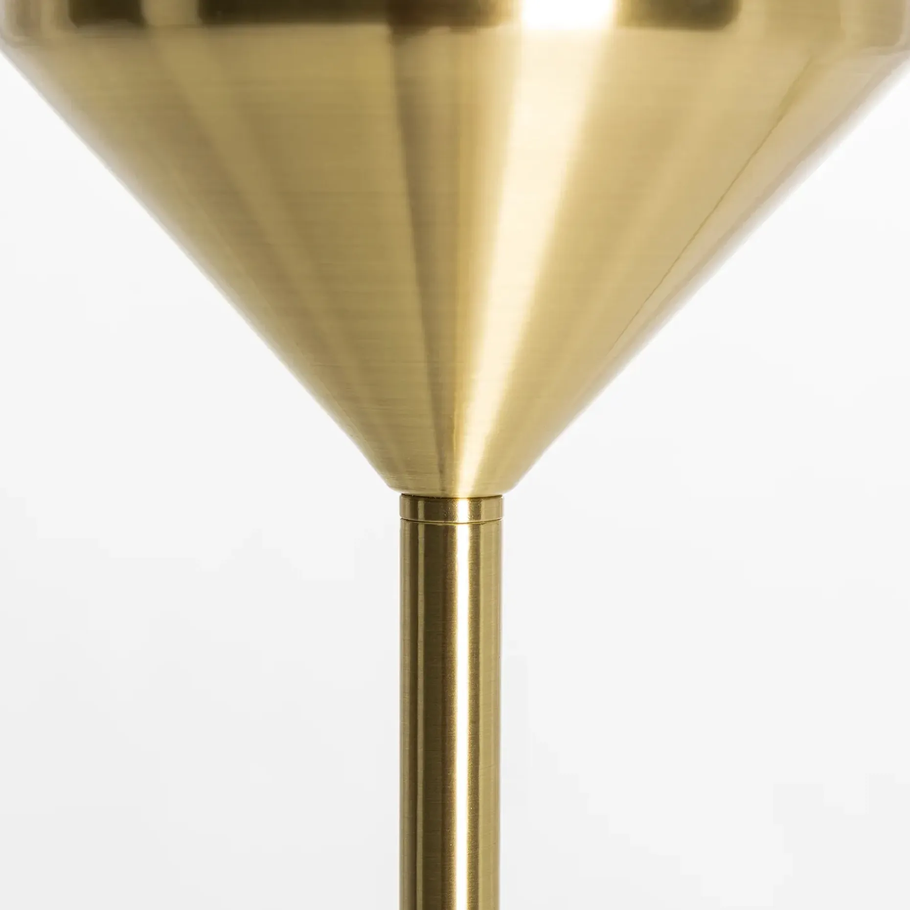 Barbell Floor Lamp - Brass
