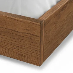 Basi Full Bed Frame - Smoked Oak