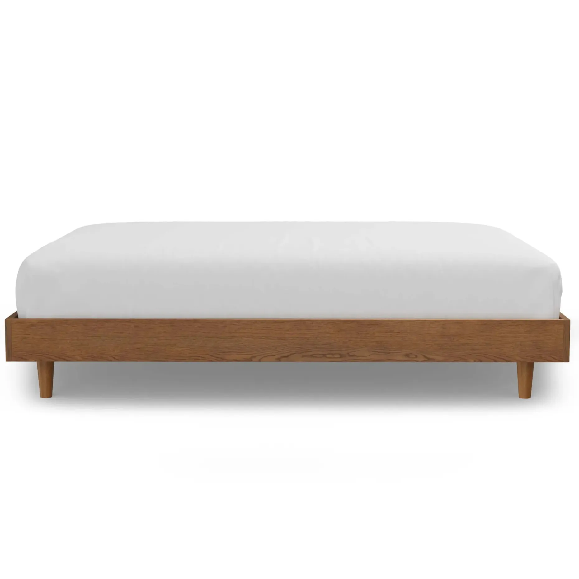 Basi Full Bed Frame - Smoked Oak