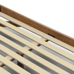 Basi Full Bed Frame - Smoked Oak