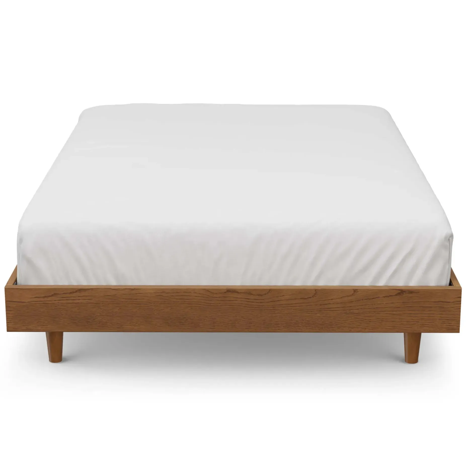 Basi Full Bed Frame - Smoked Oak