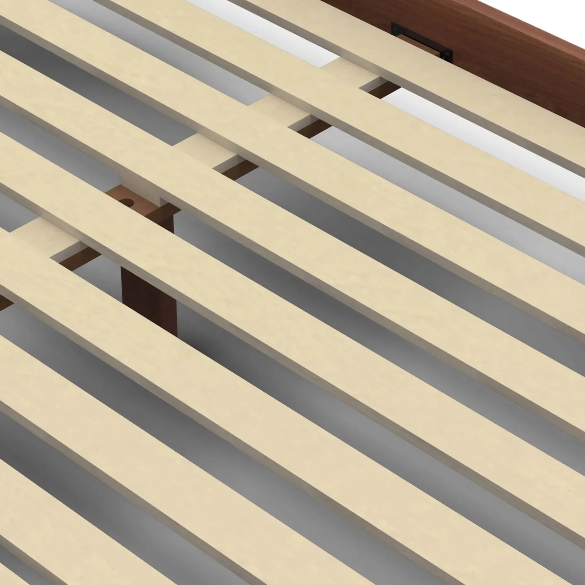 Basi Full Bed Frame - Walnut
