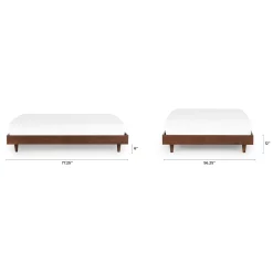 Basi Full Bed Frame - Walnut