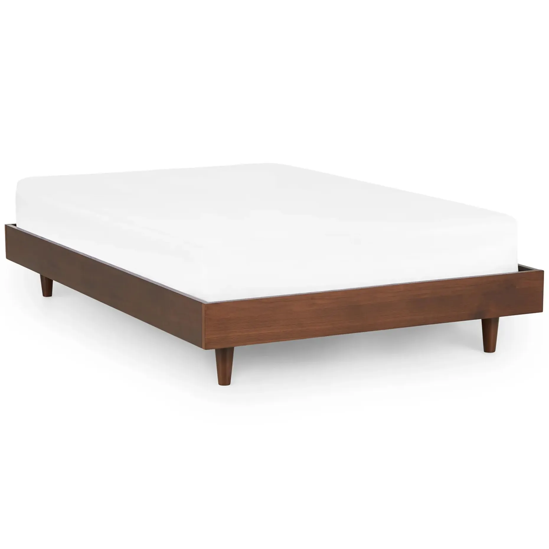 Basi Full Bed Frame - Walnut