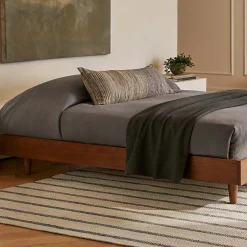 Basi Full Bed Frame - Walnut