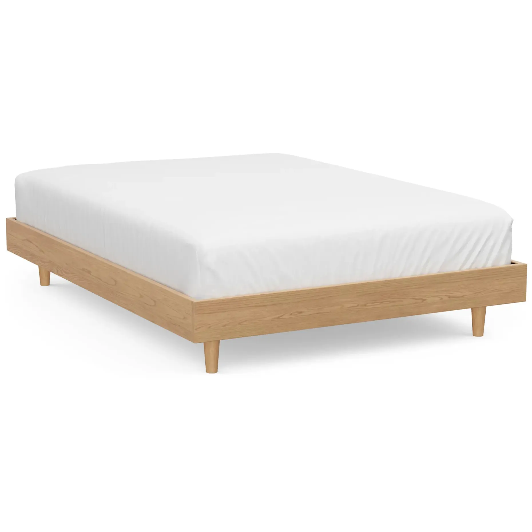 Basi Full Bed Frame - White Oak