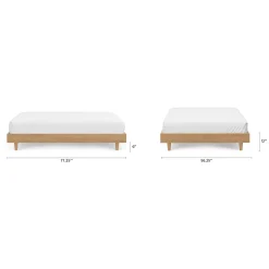 Basi Full Bed Frame - White Oak