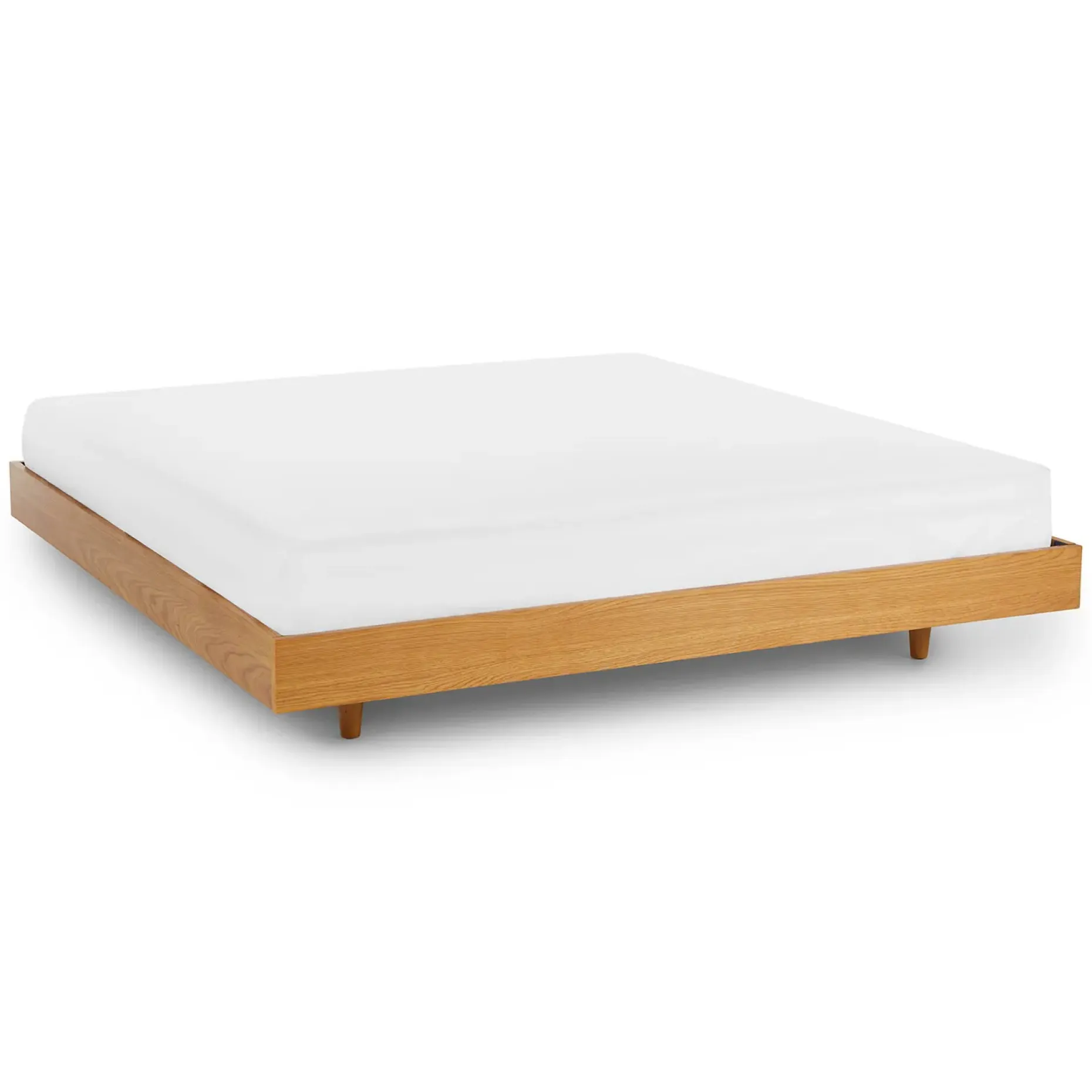 Basi King Bed Frame - Oak