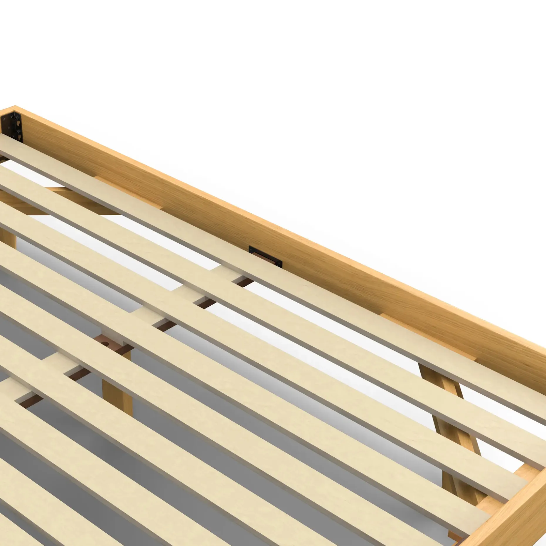 Basi King Bed Frame - Oak