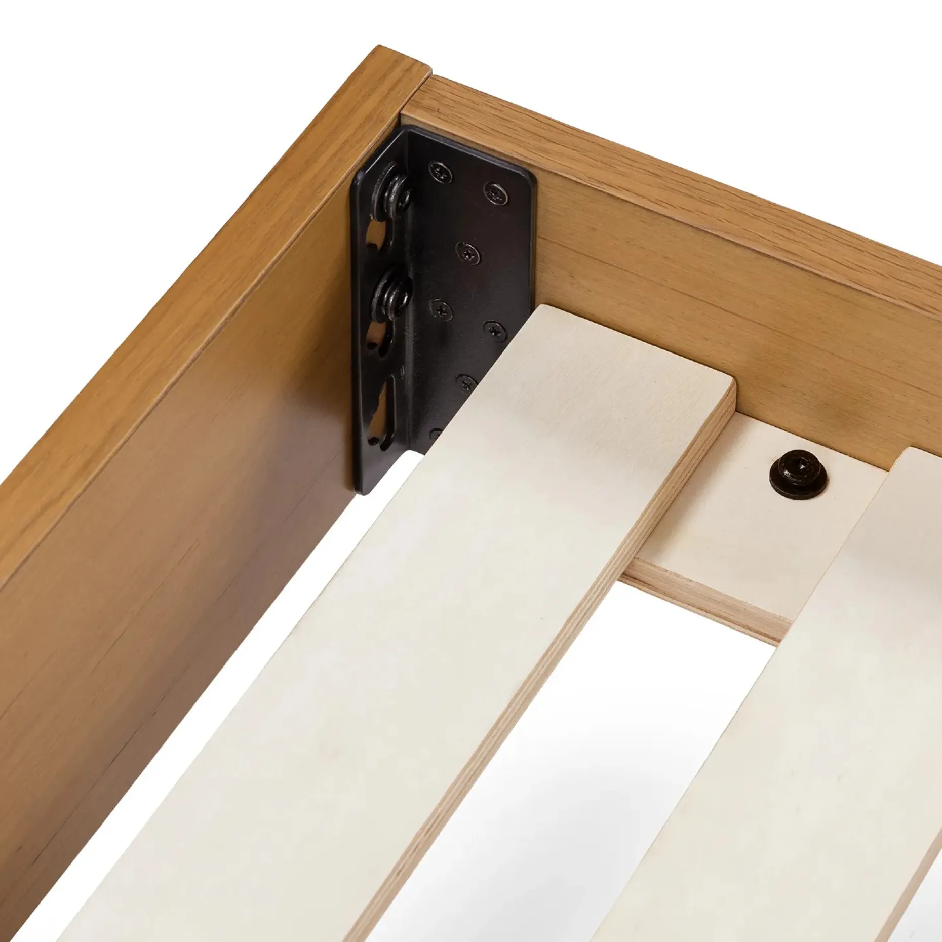 Basi King Bed Frame - Oak