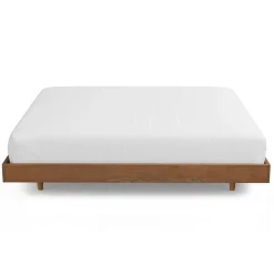 Basi King Bed Frame - Smoked Oak