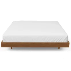 Basi King Bed Frame - Smoked Oak