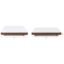 Basi King Bed Frame - Walnut