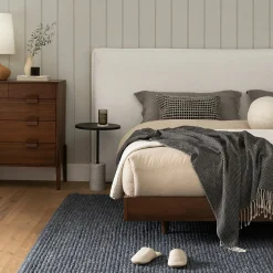 Basi King Bed Frame - Walnut