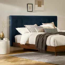 Basi King Bed Frame - Walnut
