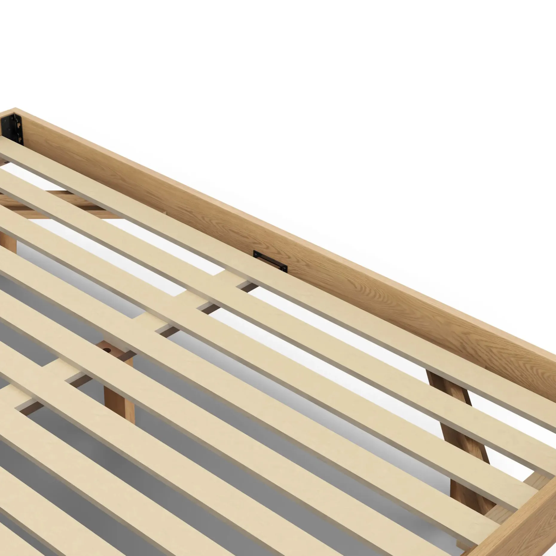 Basi King Bed Frame - White Oak