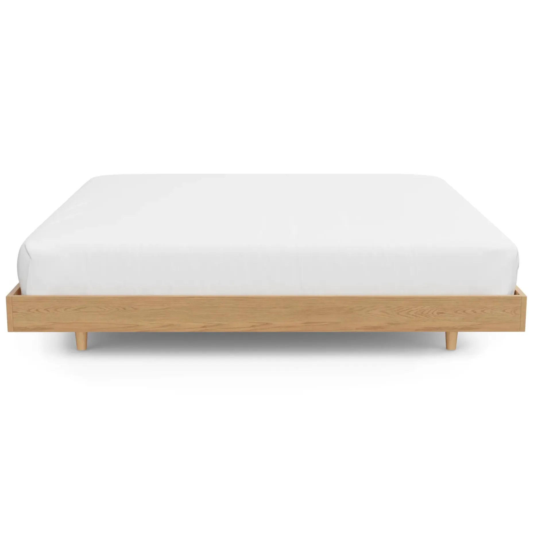 Basi King Bed Frame - White Oak
