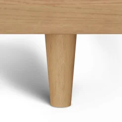 Basi King Bed Frame - White Oak