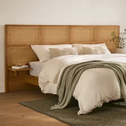 Basi King Bed Frame - White Oak