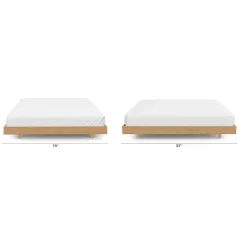 Basi King Bed Frame - White Oak