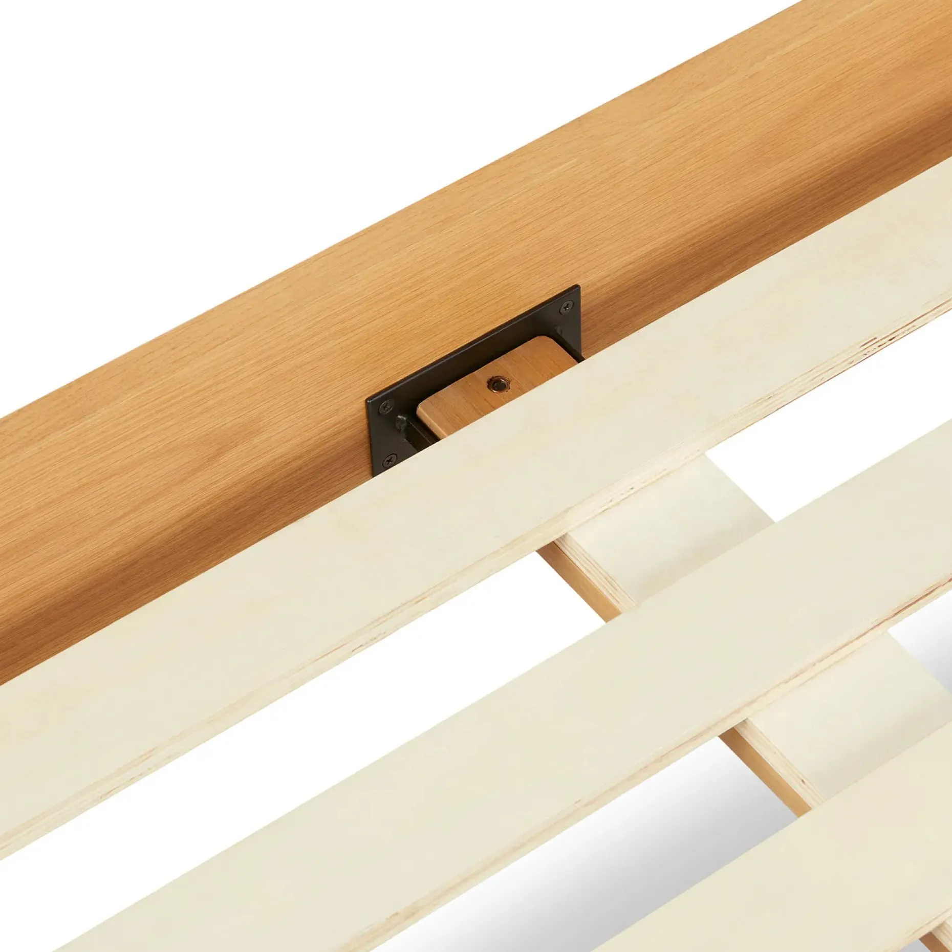 Basi Queen Bed Frame - Oak