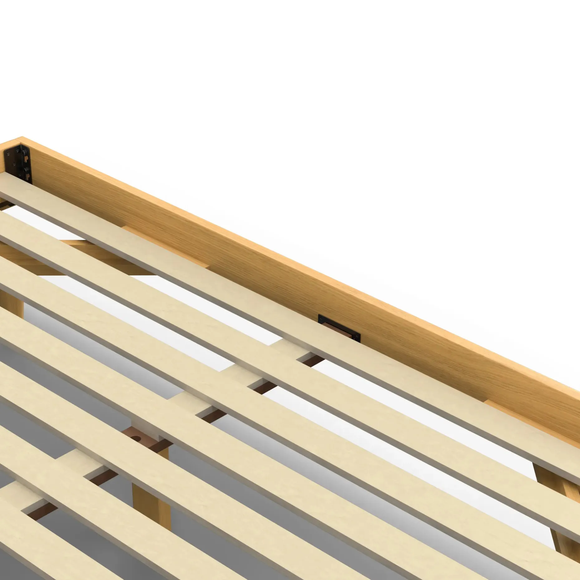 Basi Queen Bed Frame - Oak