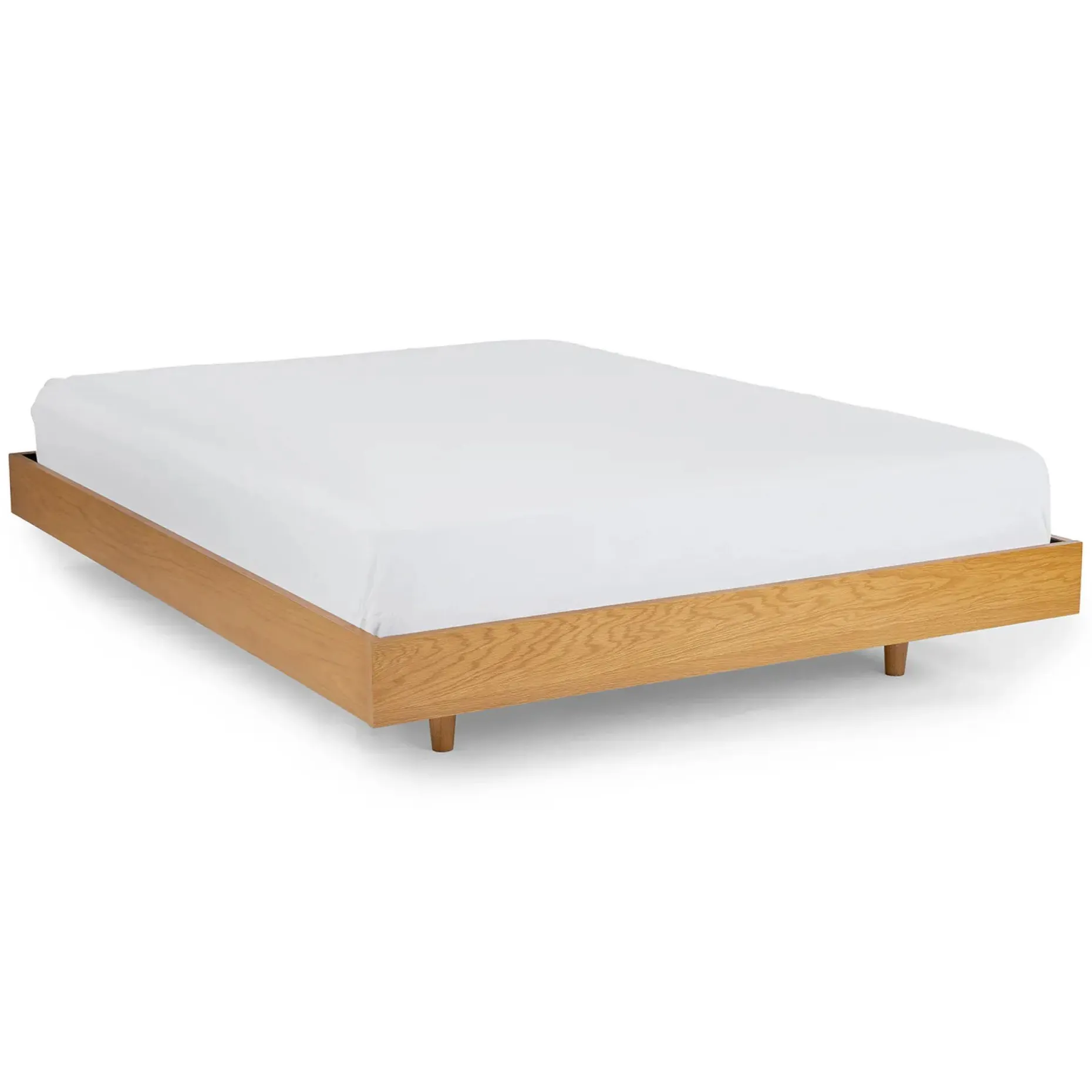 Basi Queen Bed Frame - Oak