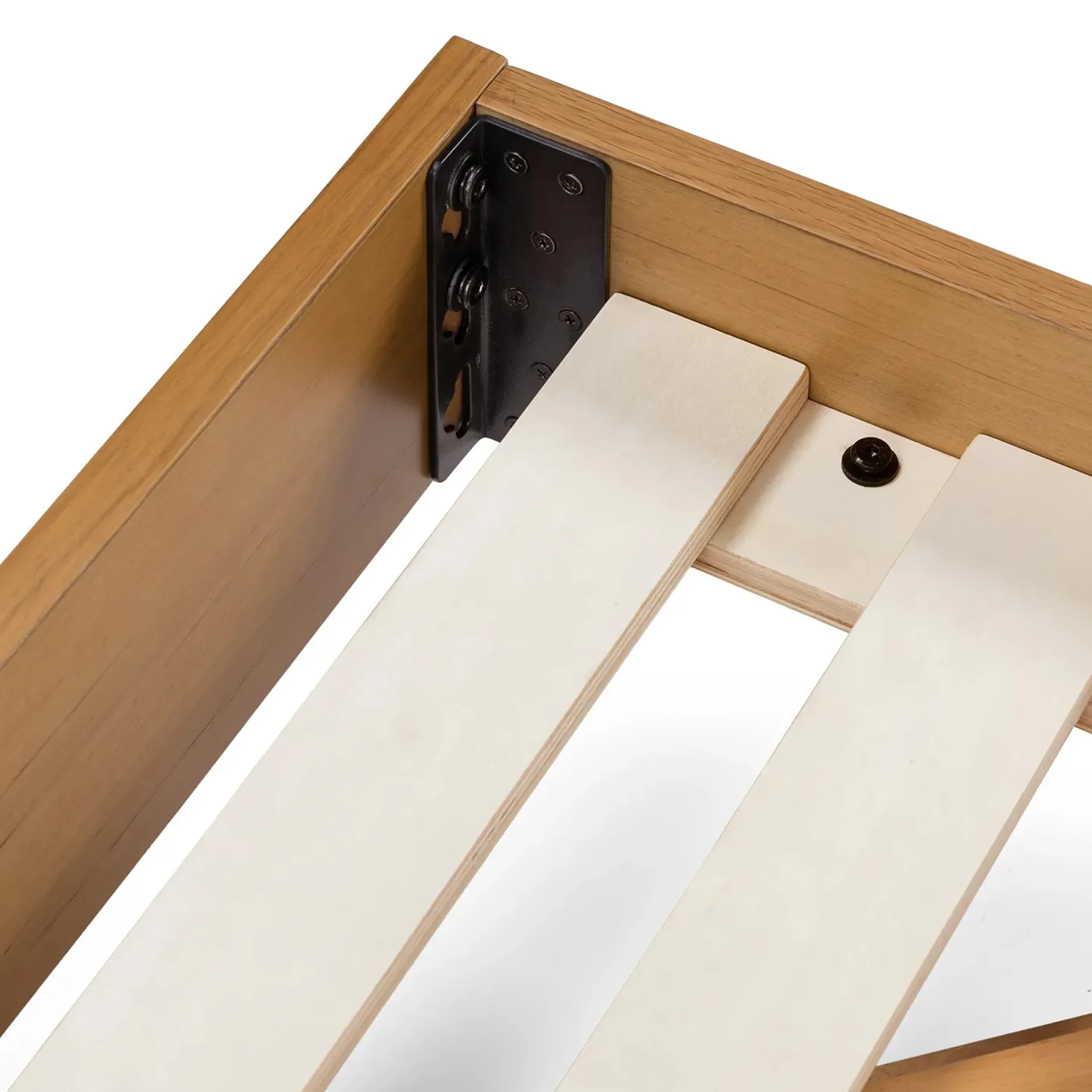 Basi Queen Bed Frame - Oak