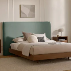 Basi Queen Bed Frame - Walnut