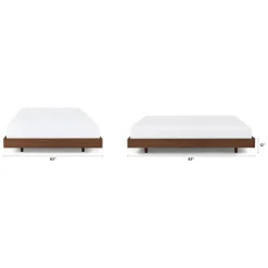 Basi Queen Bed Frame - Walnut