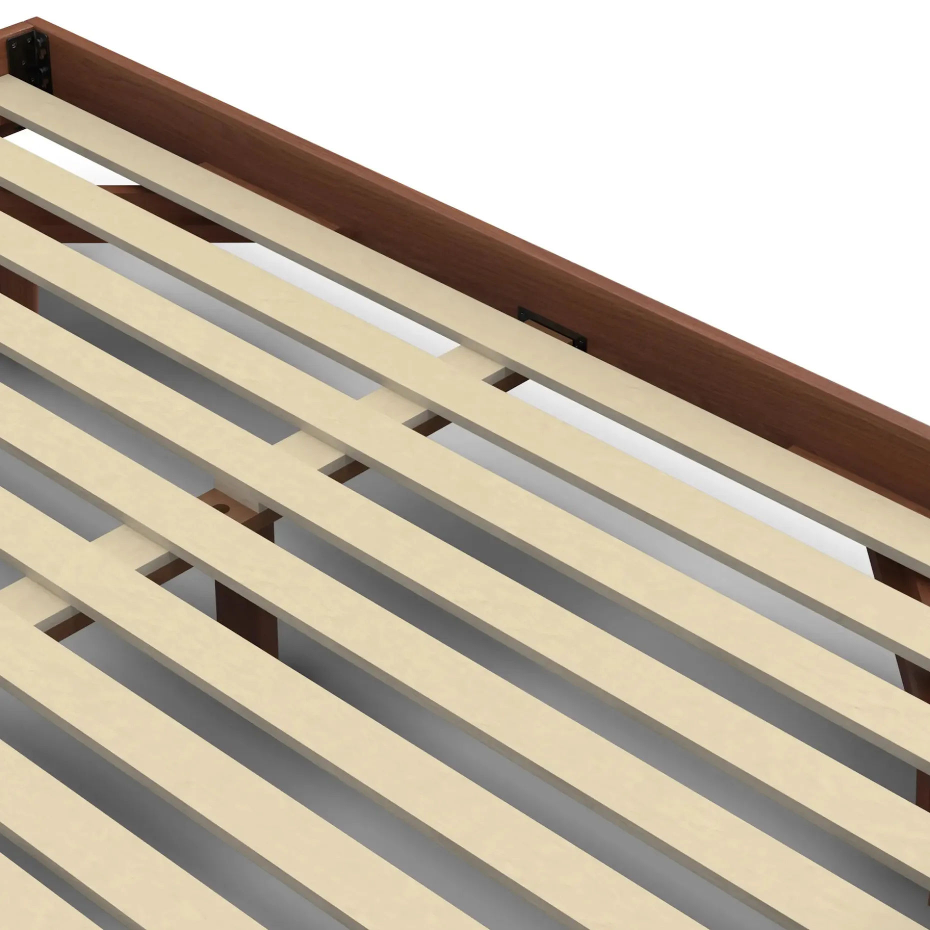 Basi Queen Bed Frame - Walnut
