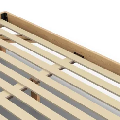 Basi Queen Bed Frame - White Oak
