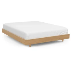 Basi Queen Bed Frame - White Oak