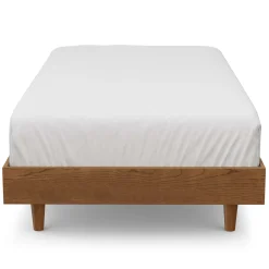 Basi Twin Bed Frame - Smoked Oak