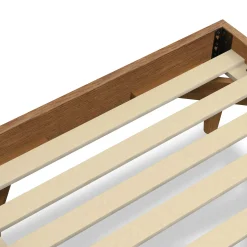 Basi Twin Bed Frame - Smoked Oak