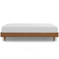 Basi Twin Bed Frame - Smoked Oak