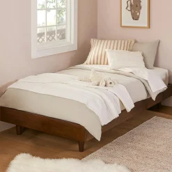 Basi Twin Bed Frame - Walnut