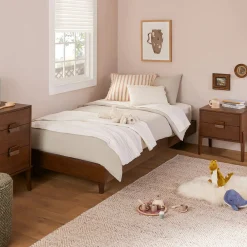 Basi Twin Bed Frame - Walnut