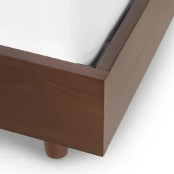Basi Twin Bed Frame - Walnut