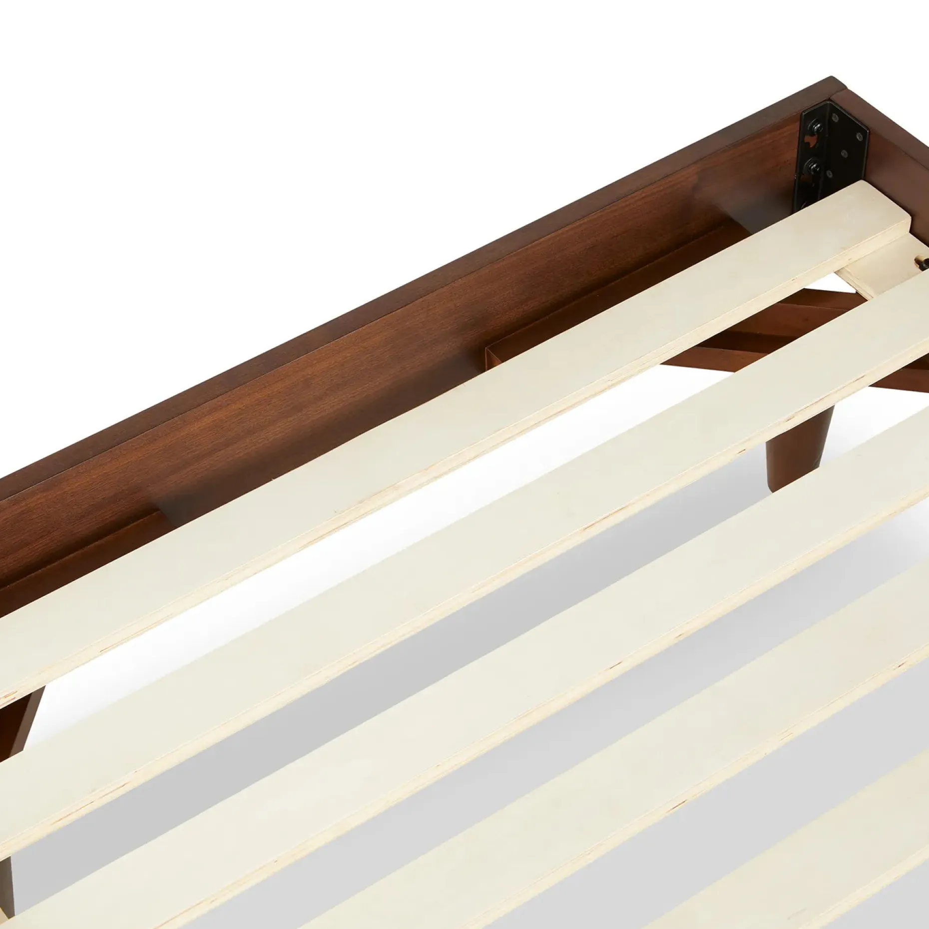 Basi Twin Bed Frame - Walnut