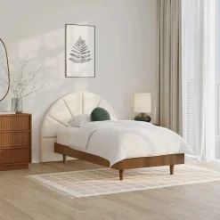 Basi Twin Bed Frame - White Oak