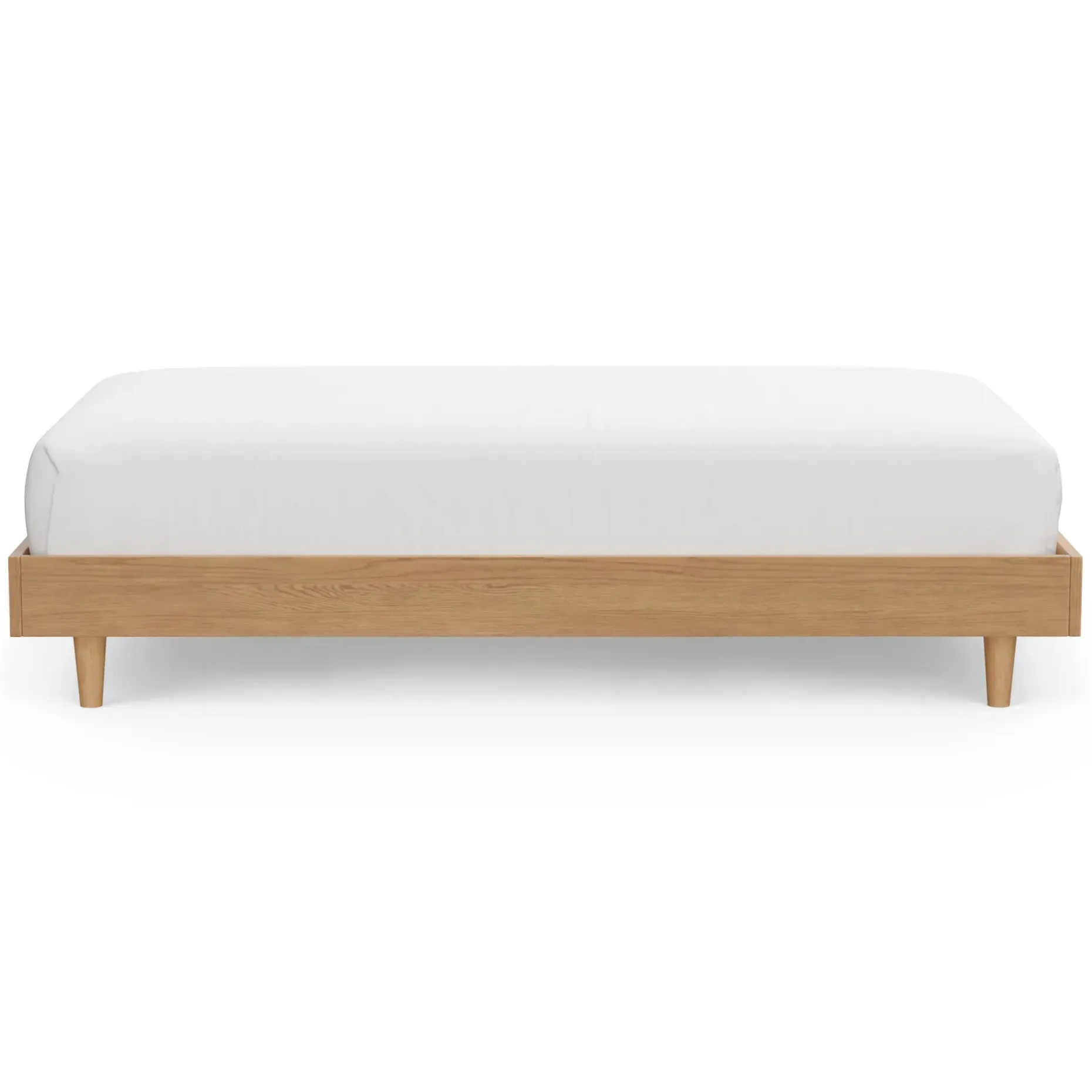 Basi Twin Bed Frame - White Oak