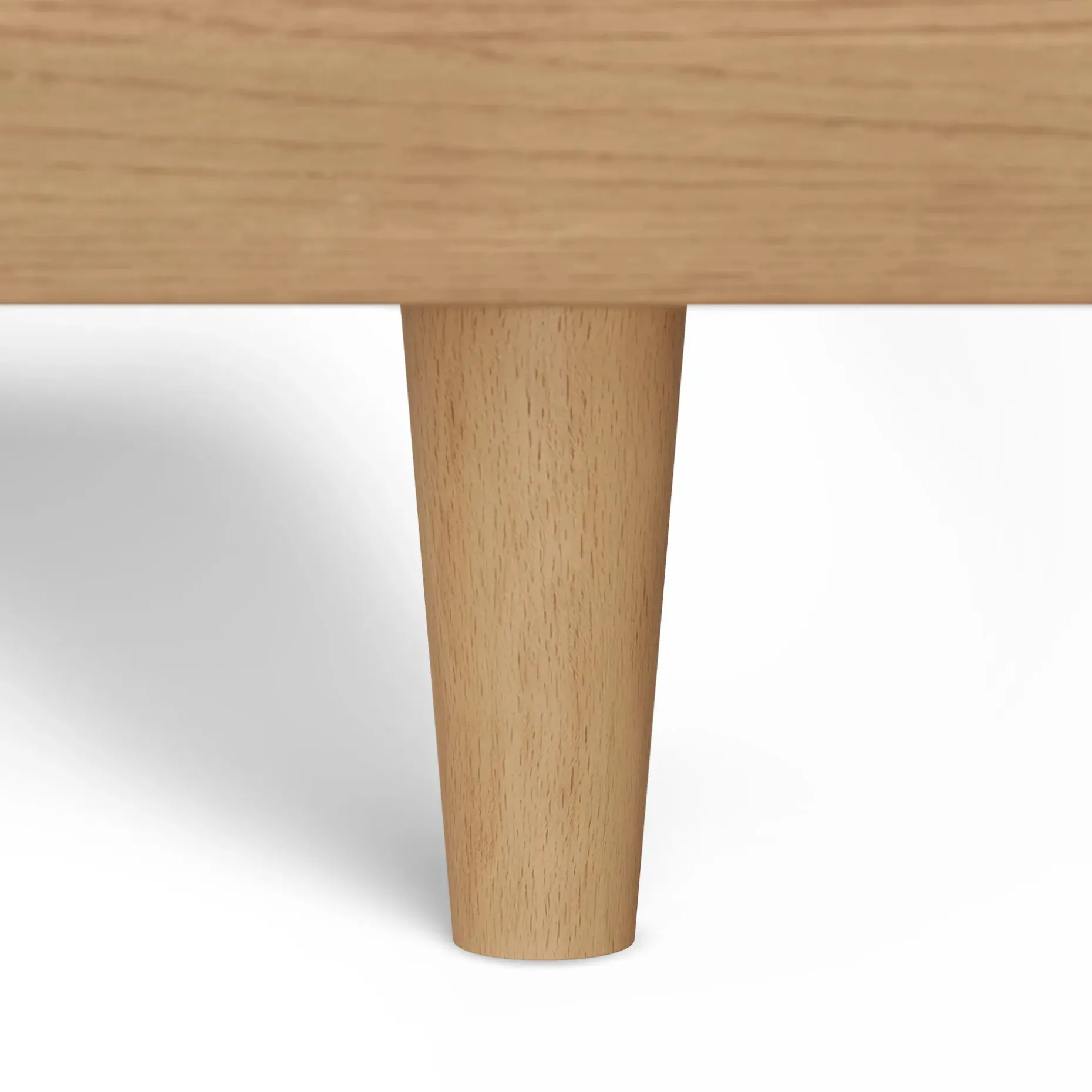 Basi Twin Bed Frame - White Oak