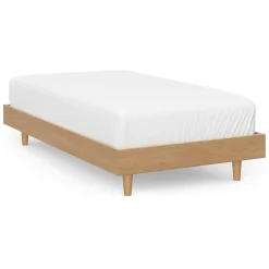 Basi Twin Bed Frame - White Oak