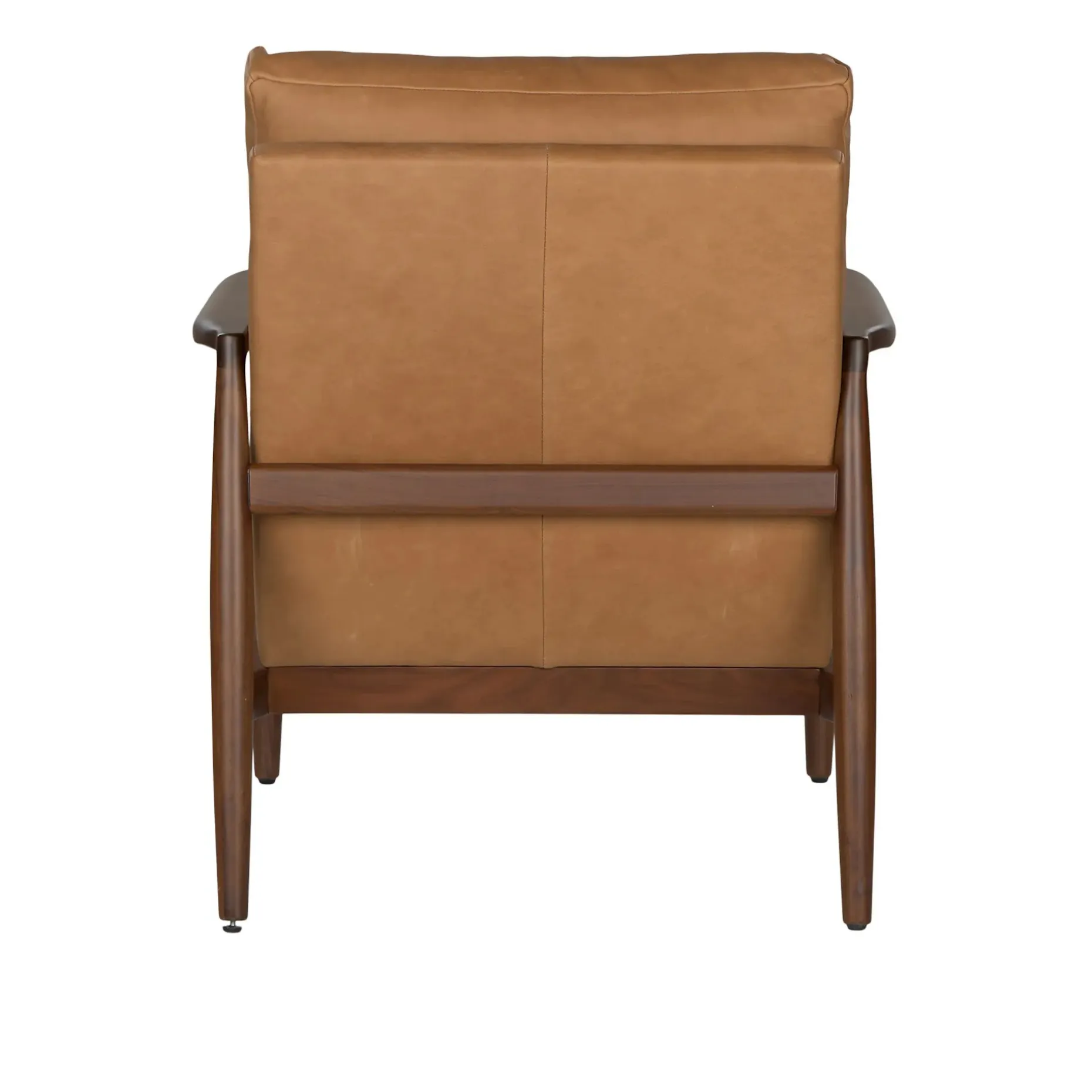Bavel 28.5" Leather Lounge Chair - Charme Tan