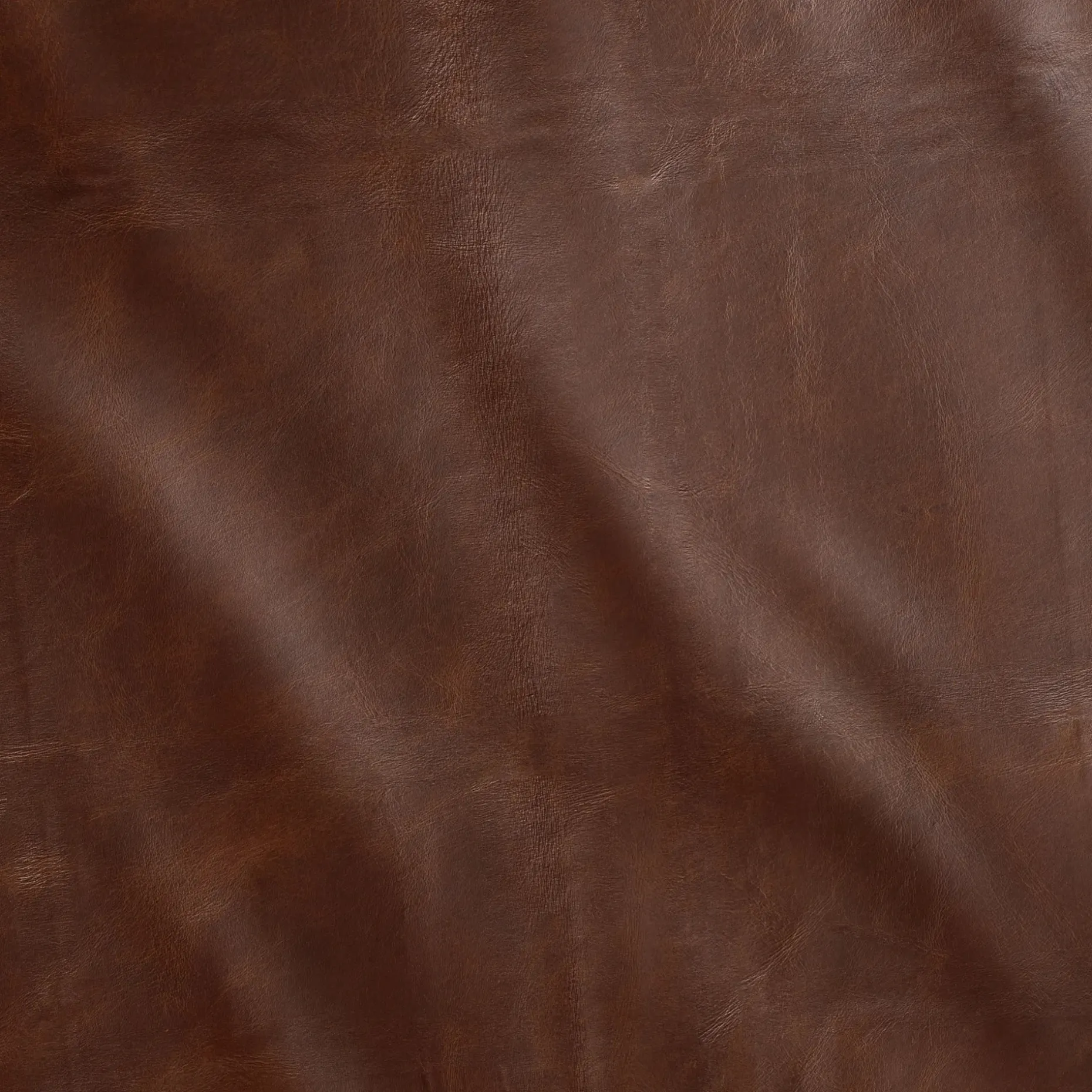 Bavel 28.5" Leather Lounge Set - Walnut and Indiana Brown