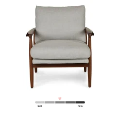Bavel 28.5" Lounge Chair - Field Gray
