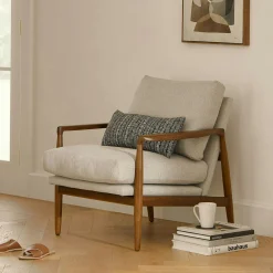 Bavel 28.5" Lounge Chair - Field Gray