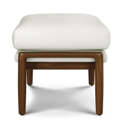 Bavel 28.5" Lounge Set - Walnut and Field Ivory